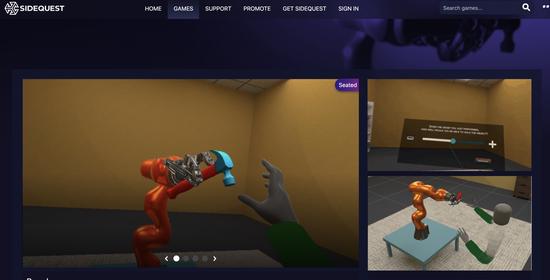Prendo VR grasping experiment